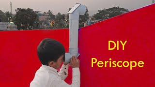 How to Make Periscope  Science Project  DIY Periscope  rohith ideas [upl. by Gnem552]