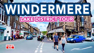 WINDERMERE TOWN Cumbria England Lake District Tour [upl. by Rudich625]