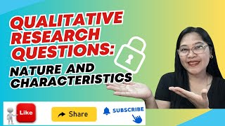 VL15  Qualitative Research Questions Central and Sub questions [upl. by Melessa]