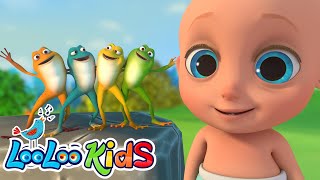 🐸 The Little Green Frog 🐜 The Ants Go Marching 🎶 Sing Learn and Play with LooLoo Kids  Kids Songs [upl. by Yob]