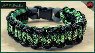 How to Make a Survival Bracelet with Paracord The EASY WAY [upl. by Eilrahs]