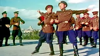 quotSoldiers dancequot  The Alexandrov Ensemble 1965 [upl. by Kilar215]