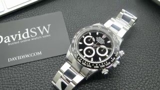 Rolex Ceramic Daytona Cosmograph Black Dial 116500LN  DavidSW “On Today’s Wrist” [upl. by Holmun]