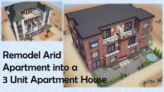 Sims Freeplay│Remodel Arid Apartment into a 3 Unit Apartment House [upl. by Rovit]