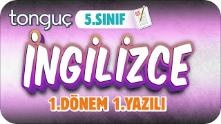 5Sınıf İngilizce 1Dönem 1Yazılıya Hazırlık 📝 2024 [upl. by Tisbee]