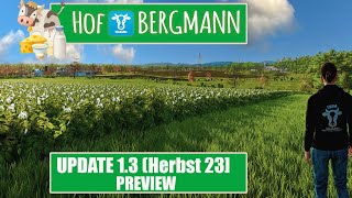 LS22 HOF BERGMANN HERBST UPDATE 1300  Alle Neuerungen Features und XXL Map Update [upl. by Eulau]