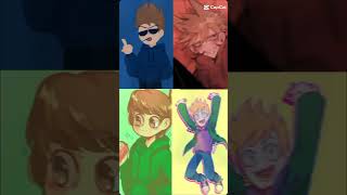 eddsworld ddlc yuri x tord monika x edd sayori x matt natsuki x tom kiss [upl. by Torruella]