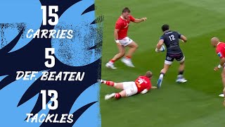 Sione Tuipulotus powerful performance against Munster  Player Spotlight [upl. by Dracir]