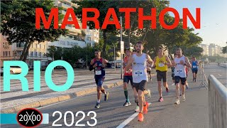 Maratona do Rio 2023 🔥 It’s a Marathon in Rio Rio de Janeiro Brazil Marathon 2023 [upl. by Pamella]