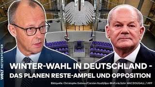 AMPELAUS Scholz wird Vertrauensfrage stellen  Jetzt steht der Termin für Neuwahlen in Deutschland [upl. by Jair]