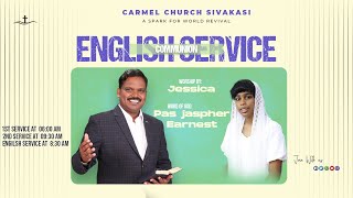 🔴English Sunday Service  06  Oct  24  Carmel Church Sivakasi [upl. by Crelin746]