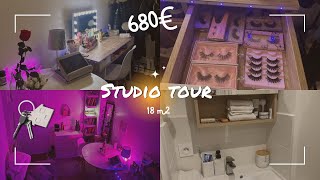 STUDIO TOUR  MON 18m2 À Toulouse [upl. by Eiznikcm]