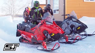 Quebec Snowmobiling Adventure Add This To Your Bucket List [upl. by Adamina]