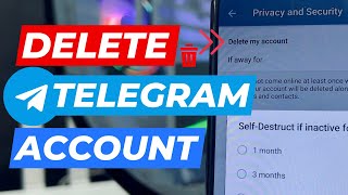 How to Delete or Deactivate Your Telegram Account [upl. by Curnin]