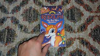 Rudolph The RedNosed Reindeer Cartoon Version VHS Review [upl. by Dnilasor]