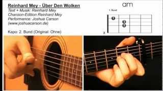 6 Gitarre lernen für Anfänger Reinhard Mey  Über Den Wolken Gitarrenlektion [upl. by Oidiple]