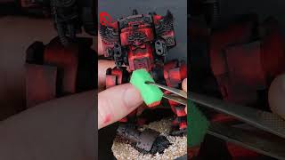 How to Paint a Grim Dark Furioso Dreadnought for Blood Angels in Warhammer 40k warhammer40k [upl. by Narut]