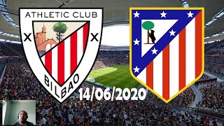 Athletic Bilbao vs Atletico Madrid La Liga  14062020 June  Full Match All Goals HD  PES 2020 [upl. by Aserehtairam]