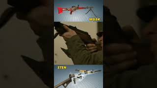 quotSten Mk II VS Nazi MG34quot  WWII Guns ww2 war shorts viral Anthropoid film movie [upl. by Nnoved]