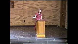 2007 Cushman Fellowship Chapel Speaker [upl. by Carolynne]