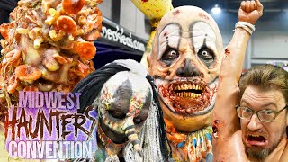 Midwest HAUNTERS CONVENTION 2023 4K  Halloween Props Animatronics Costumes [upl. by Tingley]