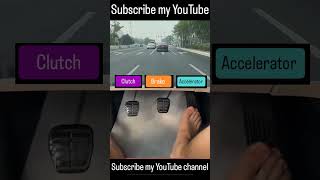 Car driving judgement clutch brake Accelerator controling cardriving control shortsvideo [upl. by Aneekal]