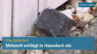 Meteorit schlägt in Hausdach ein [upl. by Attenwad]