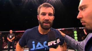 Fight Night Sydney Luke Rockhold and Michael Bisping Octagon Interviews [upl. by Ecyrb]