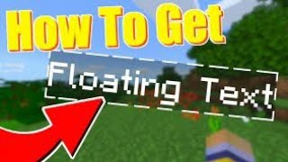 Minecraft Havada Yazı Yazma ModuFloating Text [upl. by Thackeray]