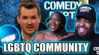 Jim Jefferies LGBT Community BLACK AMERICAN COUPLE REACTS [upl. by Bedelia]