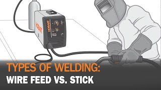 Types of Welding Wire Feed vs Stick [upl. by Abram]