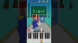 Baby Huggy Wuggy Hit amp Run Goniverse Poppy Playtime Animation  Piano Tutorial [upl. by Colly]