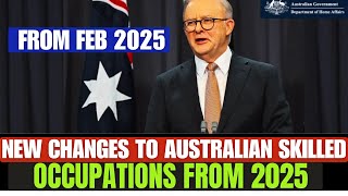 5 Changes to the Australian Skilled Occupation List in 2025 [upl. by Retsevlys]