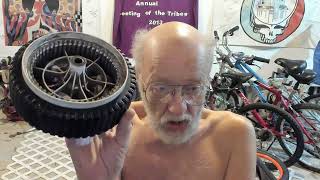 Uncle Ron and Stuff  Black Max Lawn Mower  Front Drive Wheel Replacement [upl. by Minerva]