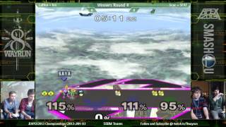 APEX 2013 SSBM Teams W4 Leffen  Ice VS Scar  SFAT [upl. by Yrocaj849]