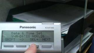 Change The Time On A Panasonic KXTDA Or KXNCP Telephone System [upl. by Nnayram]