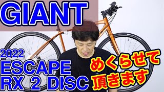 【クロスバイク】エスケープ RX 2 DISC ジャイアント22 や 21 との違い 〜自転車屋店長の勝手レポート〜 ESCAPE ポタリング SHIMANO パーツ採用 ガーシー [upl. by Hurleigh]