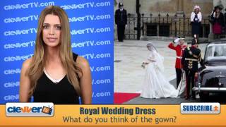 Royal Wedding Dress  Did you like Kate Middletons gown [upl. by Arrac]