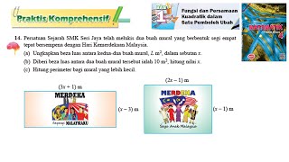 KSSM Matematik Tingkatan 4 Bab 1 praktis komprehensif no14 Fungsi dan persamaan kuadratik [upl. by Nnylidnarb]