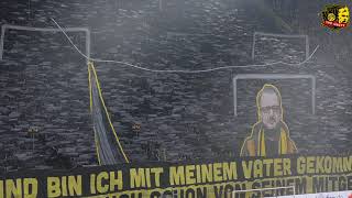 Borussia Dortmund  VFL Wolfsburg CHOREO [upl. by Erbas]