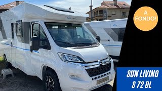 Autocaravana perfilada camas gemelas salón enfrentado  Sun Living S 72 DL [upl. by Inalan971]