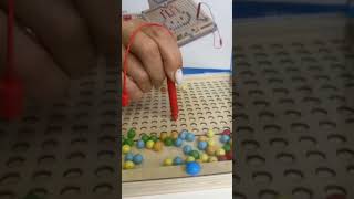 mozaic magnetic din lemn MONTESSORI [upl. by Neffets]