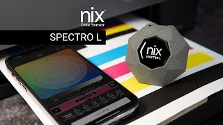 Nix Spectro L  Spectrophotometer and Densitometer  Portable Color Quality Control [upl. by Bay31]