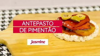 Receita de Antepasto de Pimentão  Jasmine Alimentos [upl. by Inattirb]