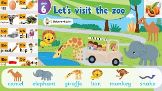 CONNECT KG1 Unit 6 🦁🐒Lets visit the zoo AUDIO amp VIDEO🐍🐪🐘 نصوص أستماع ودليل المعلم الوحدة السادسة [upl. by Hunger559]