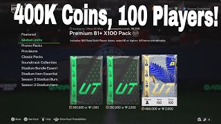 The Premium 81 x100 Pack Is Here For TOTY FC 24 Ultimate Team [upl. by Nicoline626]