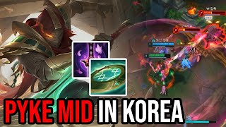 FIRST KOREA GAME PYKE MID [upl. by Nuahsed588]