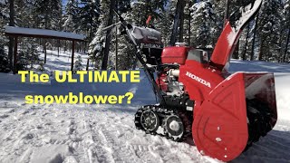 The ULTIMATE snowblower Honda HSS1332ATD snowblower review Good and bad [upl. by Anestassia]