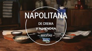 Napolitanas de crema y almendra  Recetas Kaiku Km0 [upl. by Llenol]