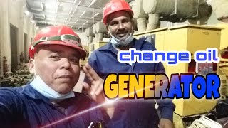 CHANGE OIL GENERATORSweetsgear pH [upl. by Netti43]